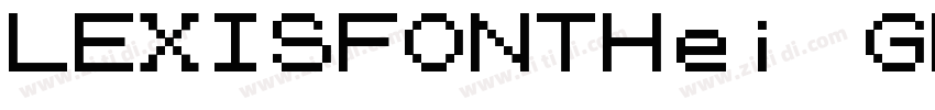 LEXISFONTHei GB B GB字体转换